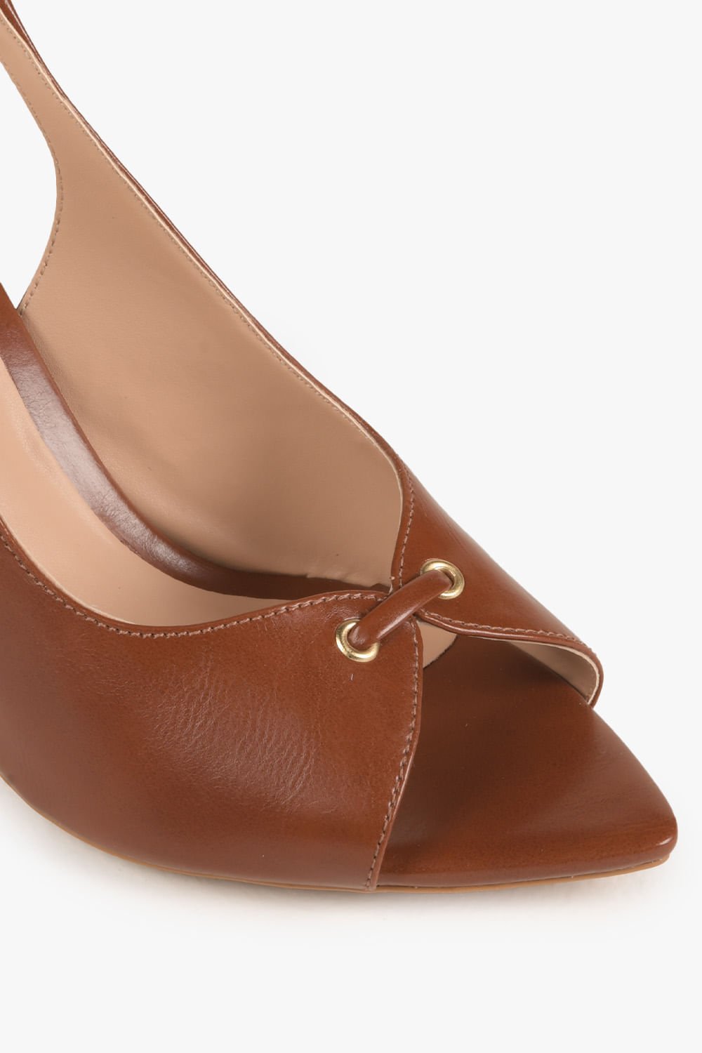 Sandália Feminina Salto Alto Mundial Karmen Marrom 2