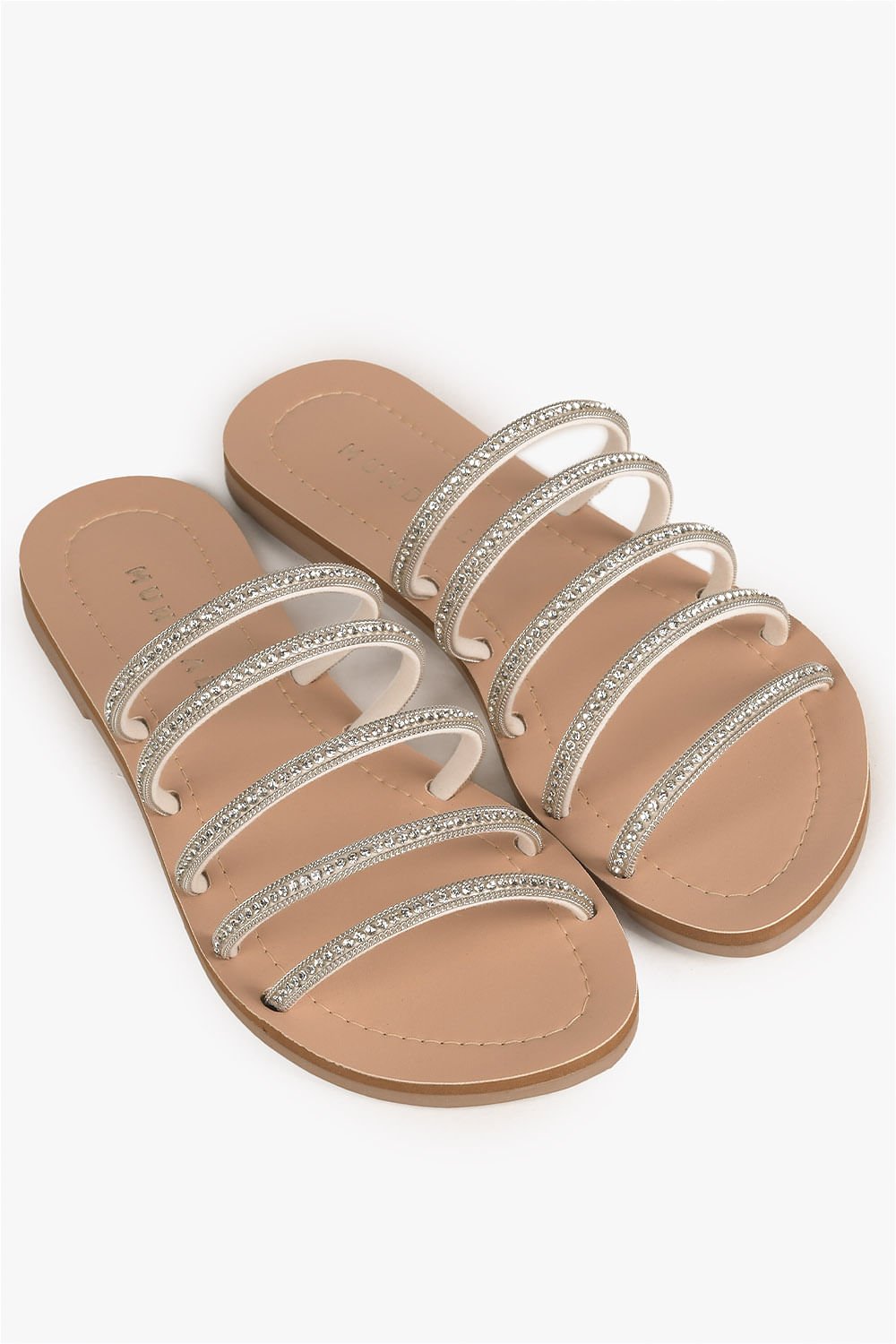 Rasteira Feminina Mundial Dolores Bege 4