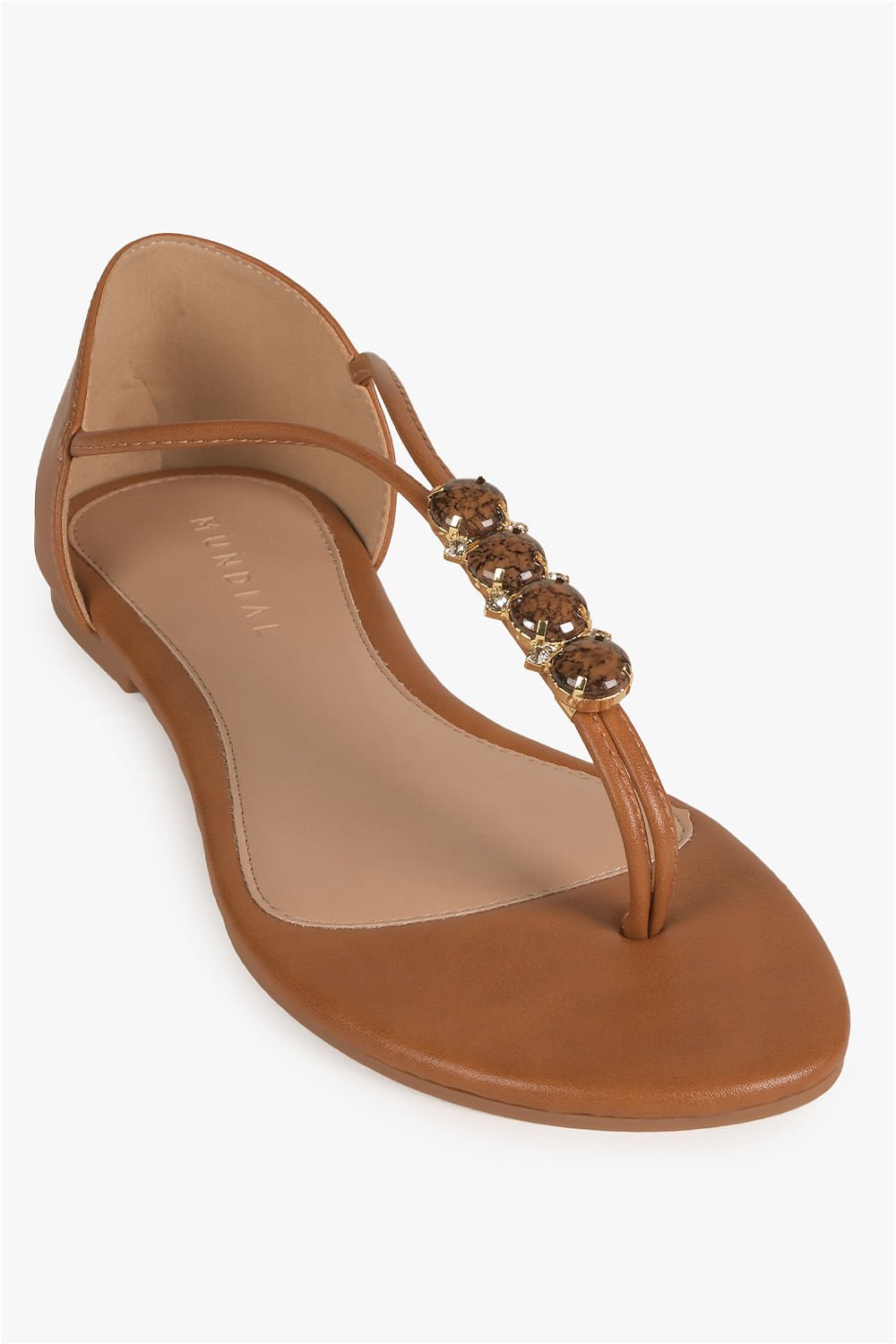 Rasteira Feminina Mundial Dijamila Caramelo 5