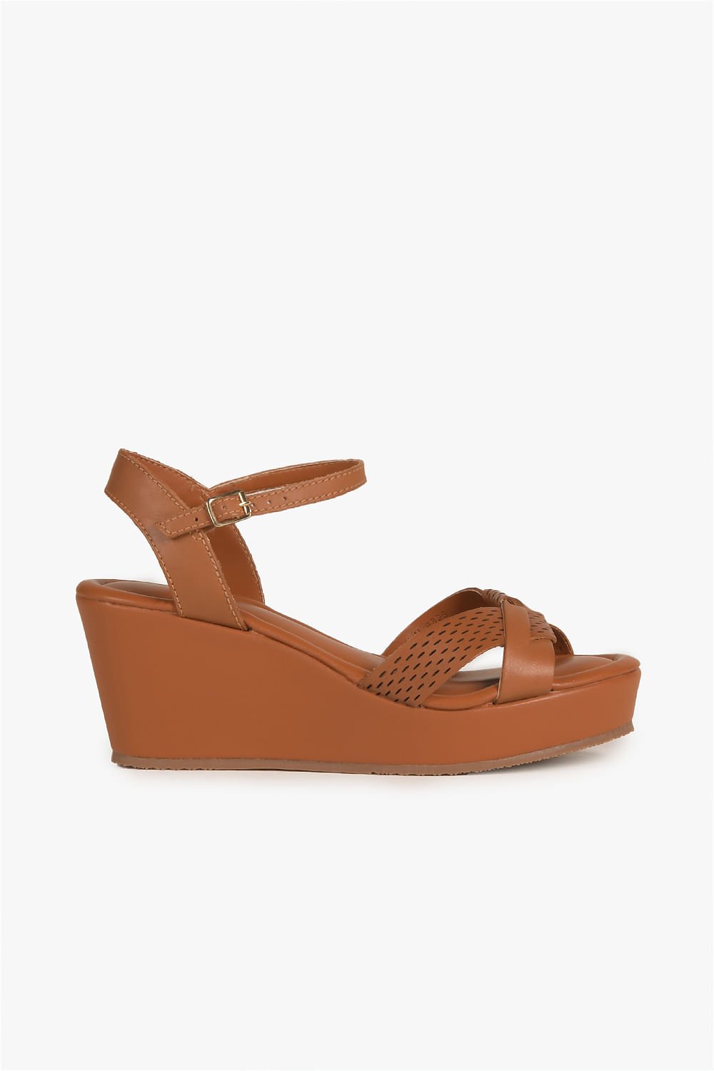 Sandália Feminina Anabela Bottero Roberta Marrom 1