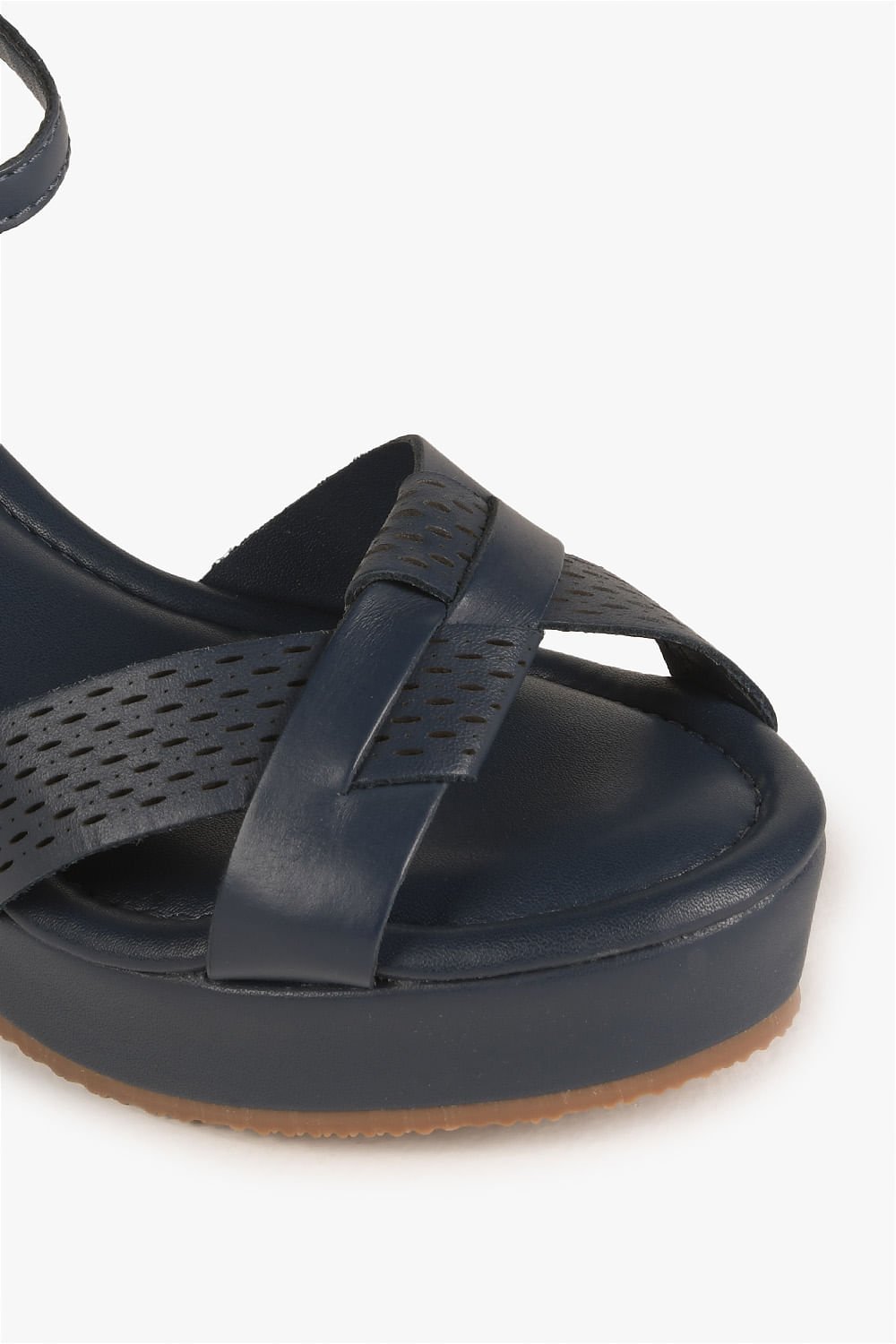 Sandália Feminina Anabela Bottero Roberta Azul 2