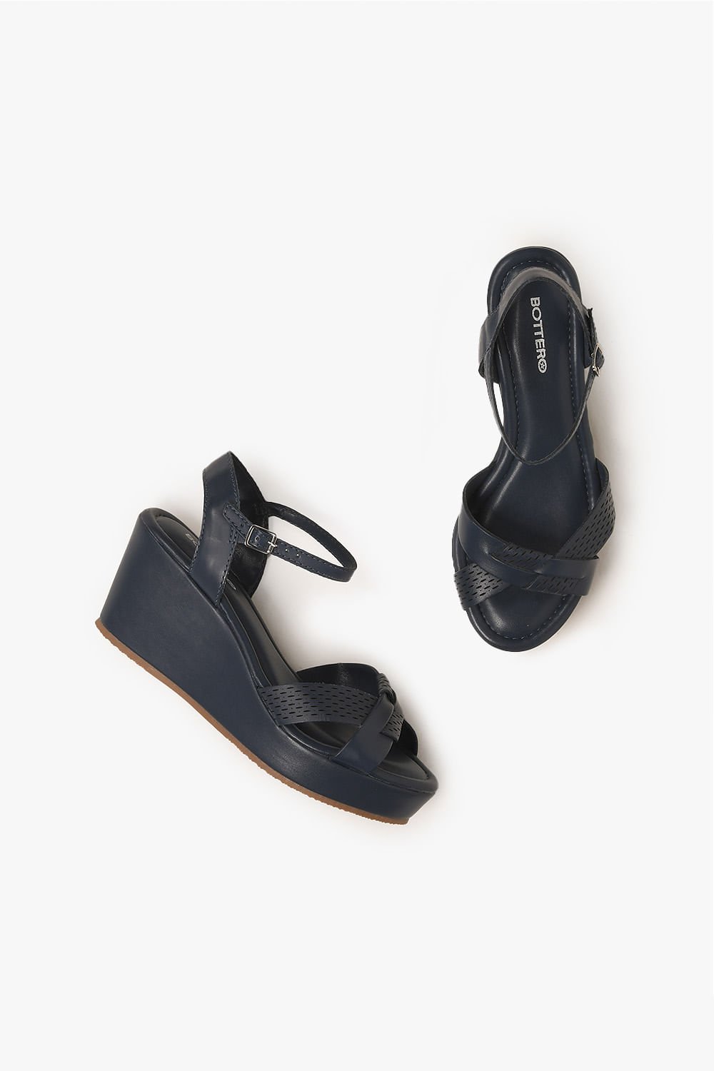 Sandália Feminina Anabela Bottero Roberta Azul 3