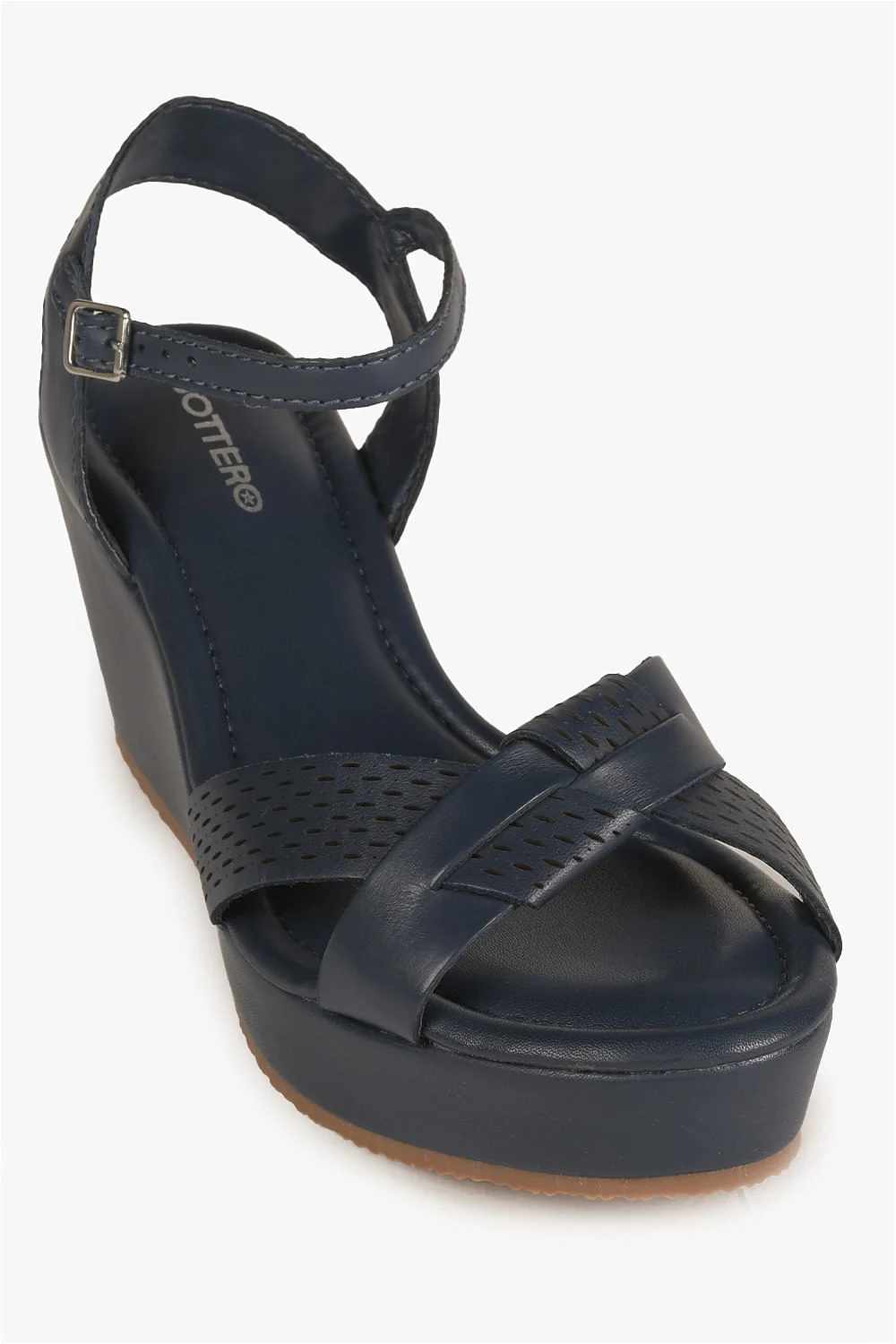 Sandália Feminina Anabela Bottero Roberta Azul 4