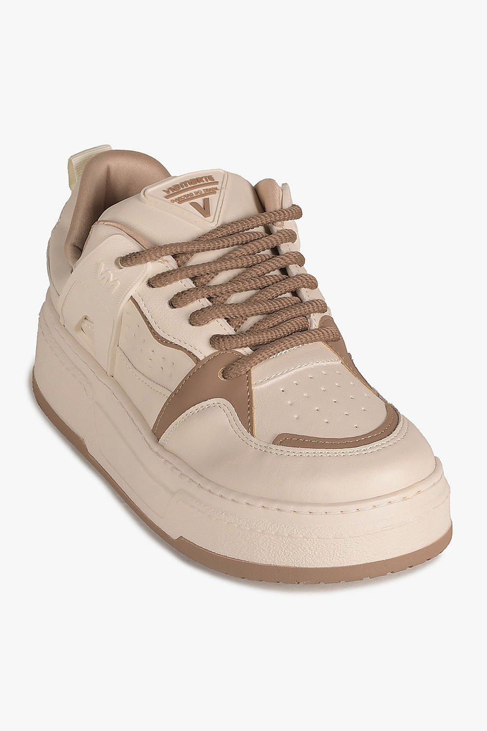 Tênis Feminino Plataforma Via Marte Whitney Bege 4