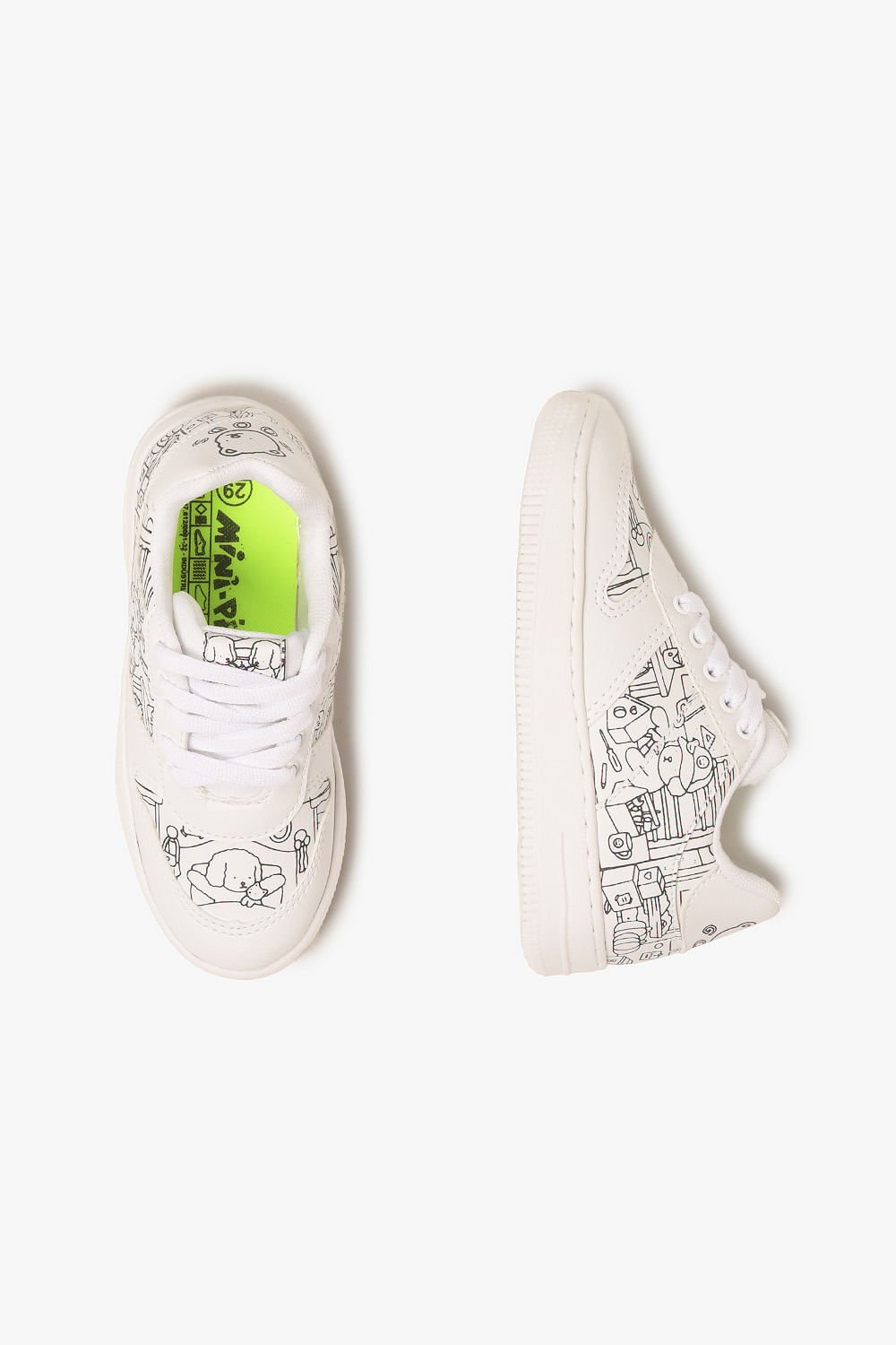 Tênis Casual Infantil Mini Pé Goods Branco 3