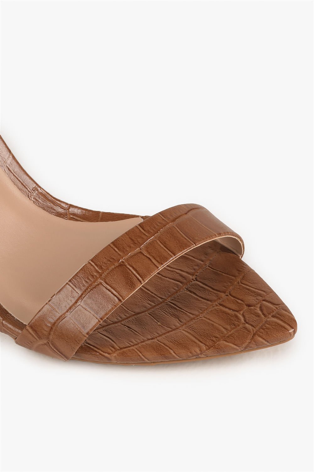 Sandália Feminina Salto Alto Mundial Francisca Marrom 2