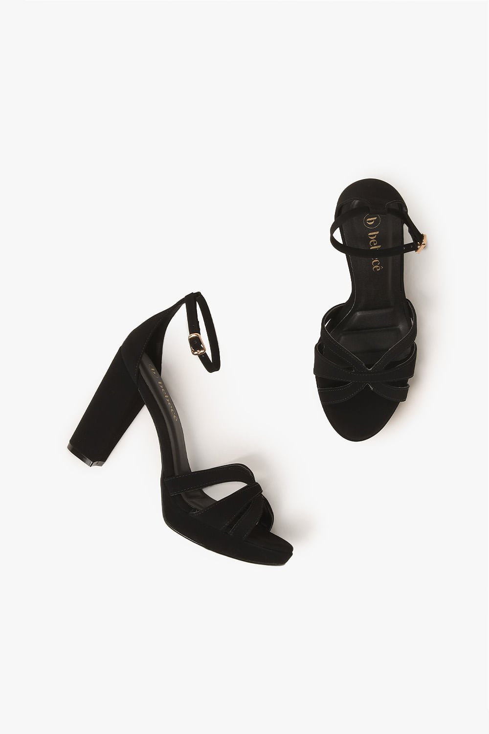 Sandália Feminina Meia-Pata Bebecê Gabrielle Preto 3