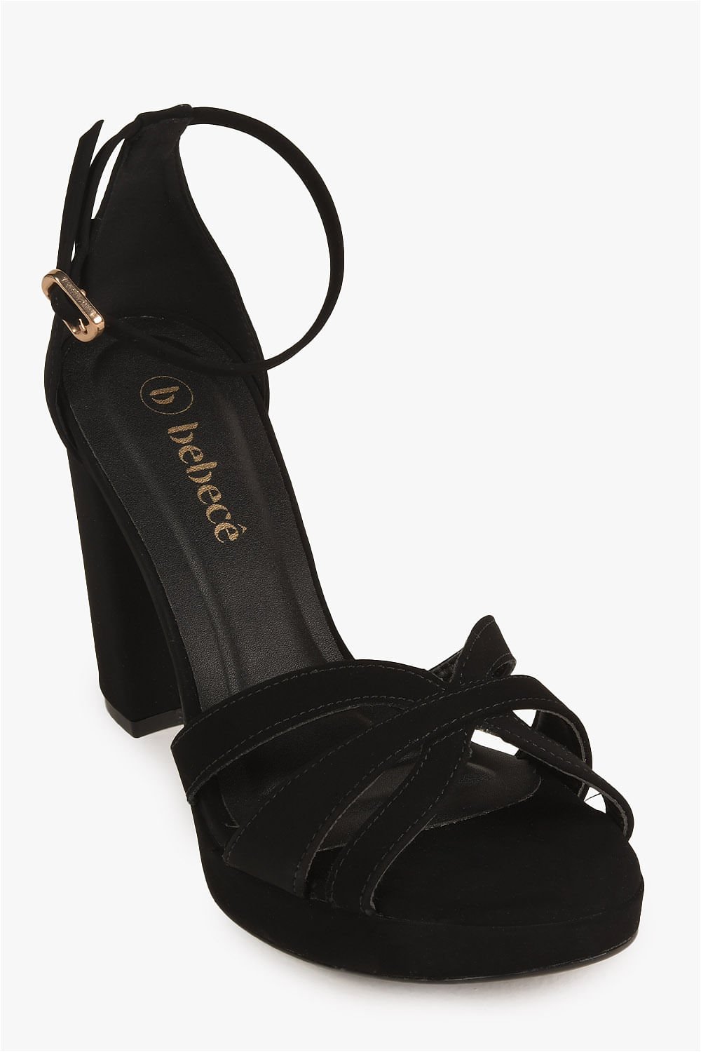 Sandália Feminina Meia-Pata Bebecê Gabrielle Preto 4