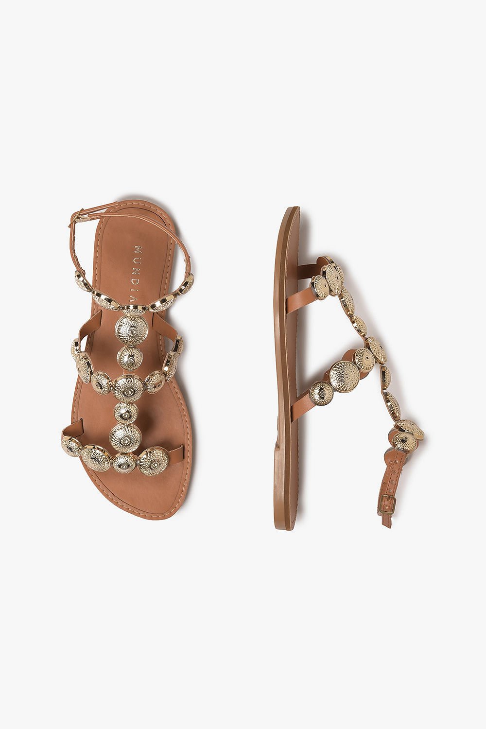 Rasteira Feminina Mundial Judete Marrom 3