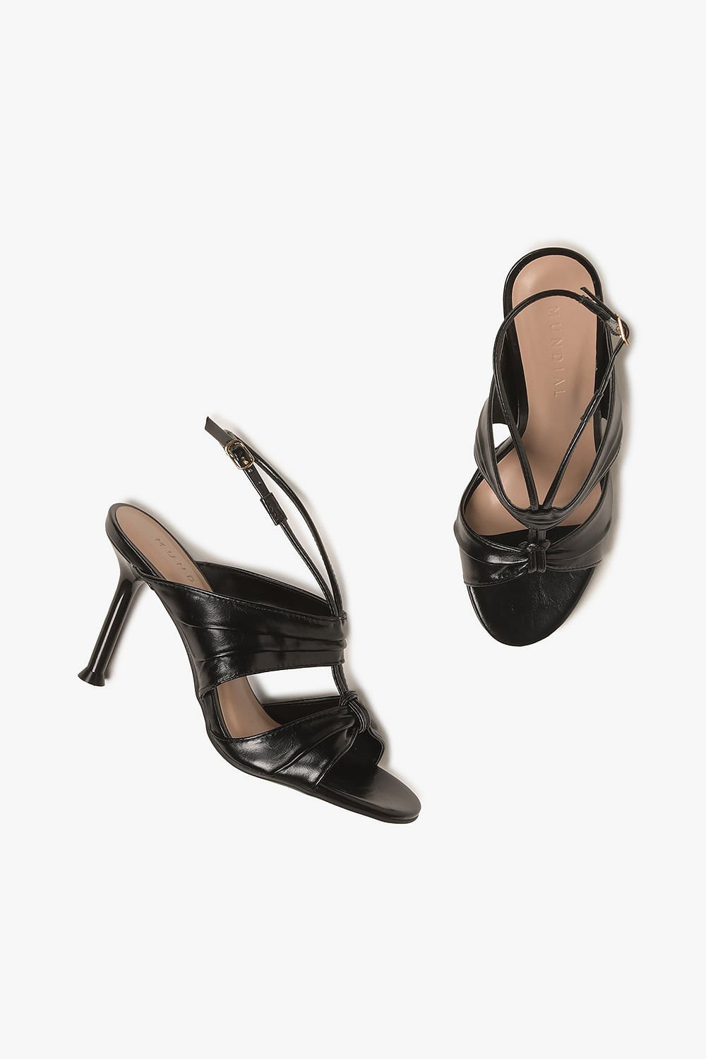 Sandália Feminina Salto Alto Mundial Mireille Preto 3