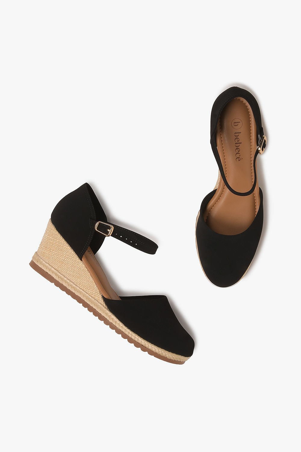 Sandália Feminina Anabela Bebecê Joselyn Preto 3