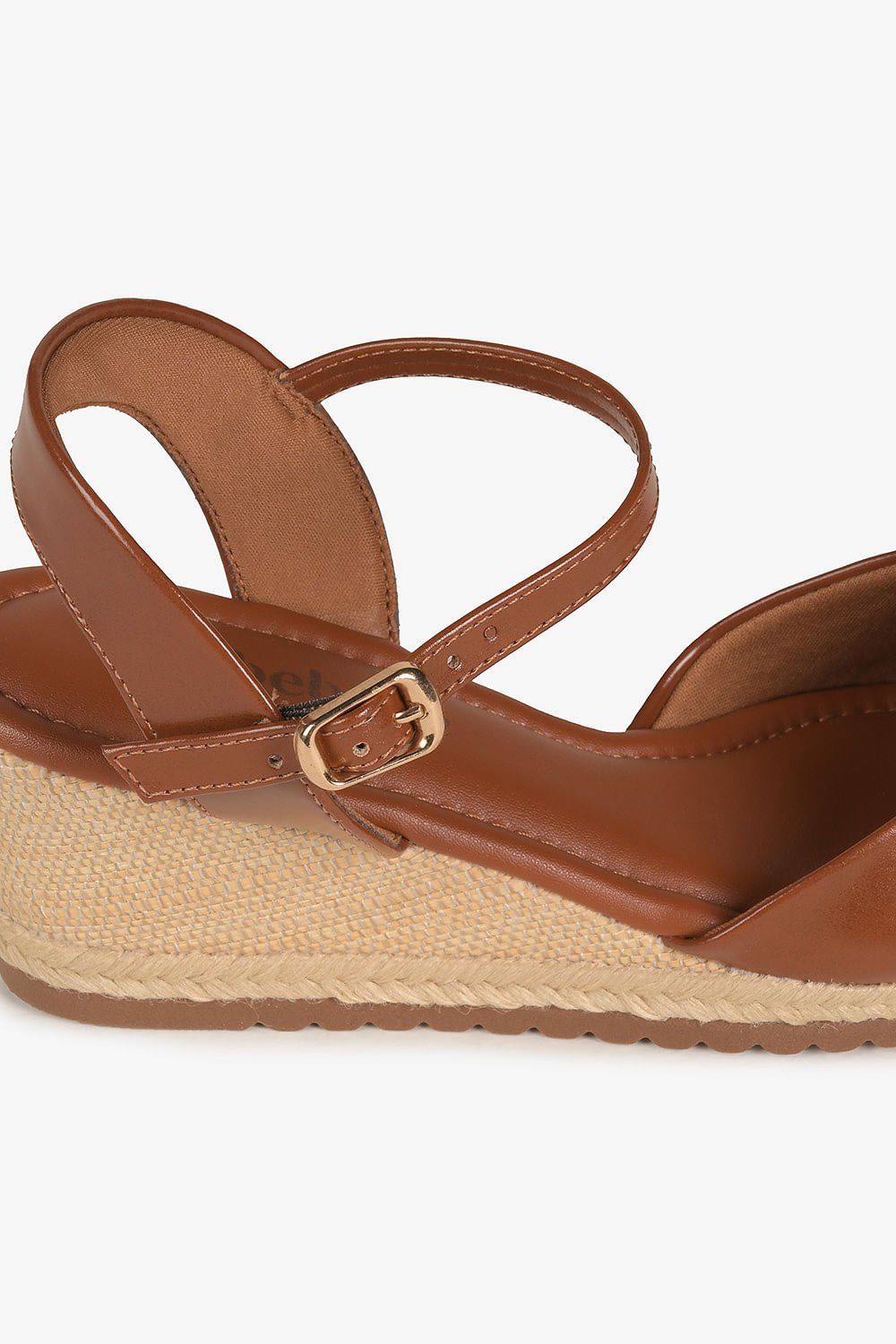 Sandália Feminina Anabela Bebecê Gisele Marrom 2