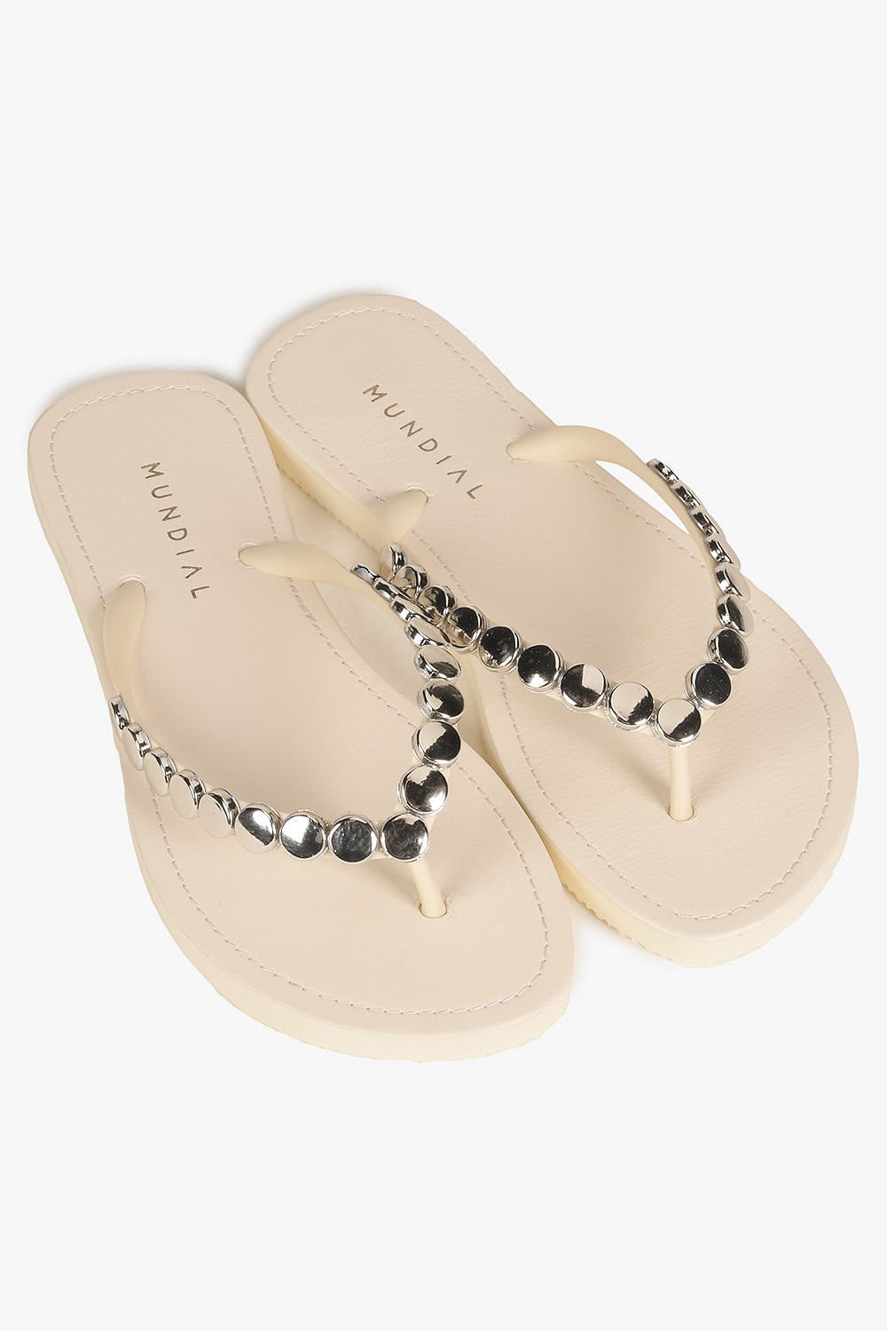 Chinelo Feminino Mundial Wiviane Branco 2