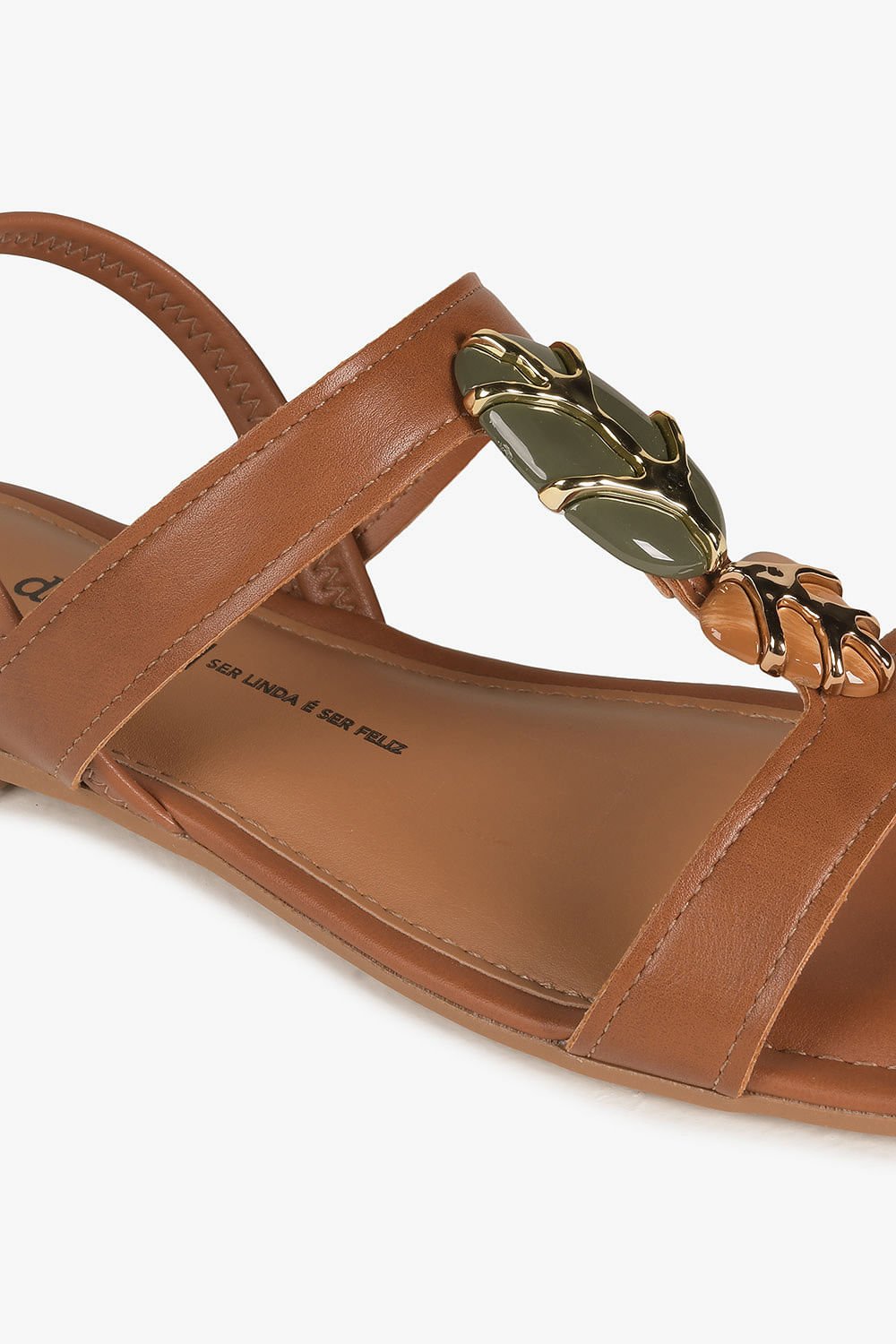 Rasteira Femimina Dakota Nayla Marrom 2