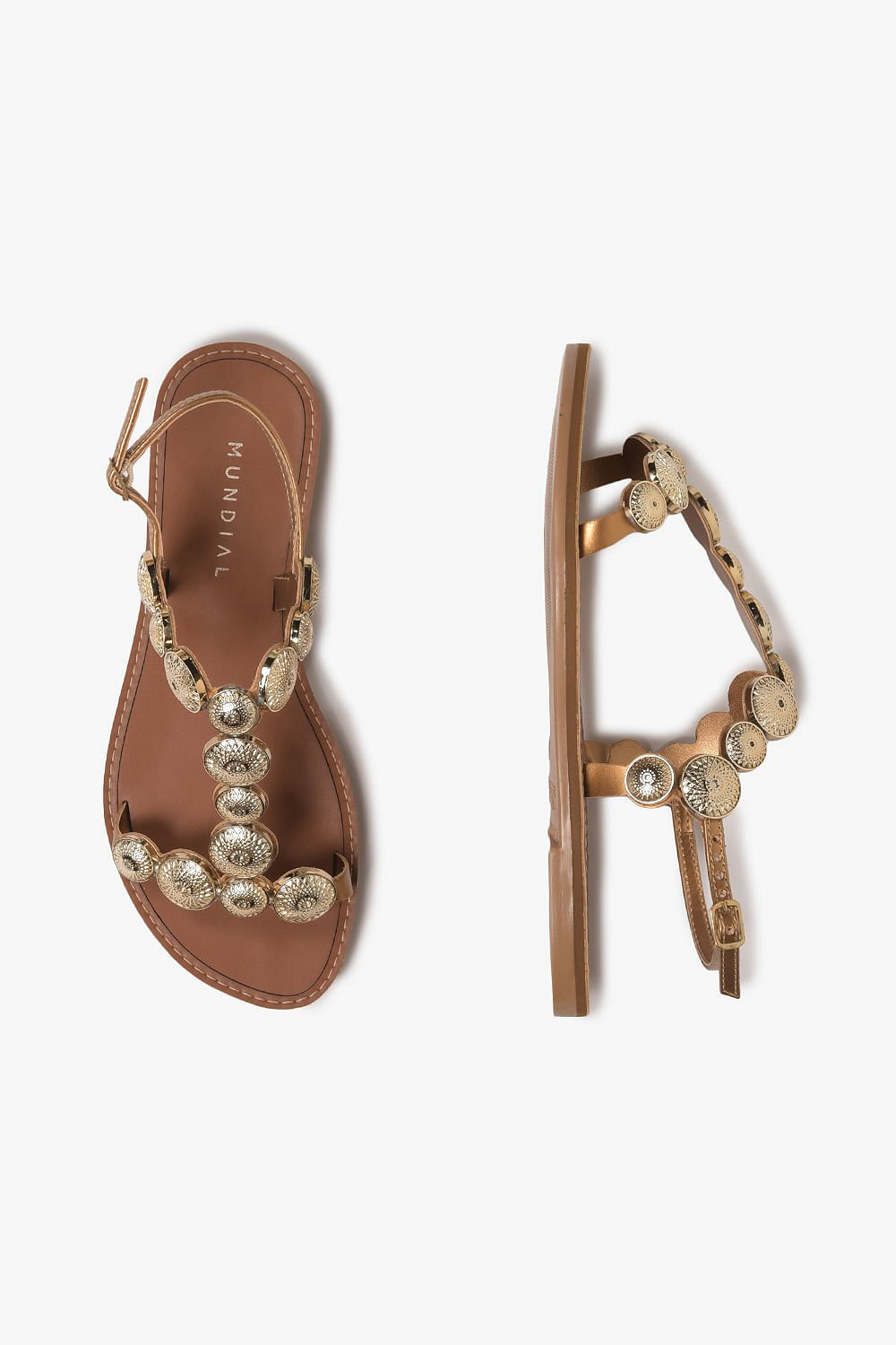 Rasteira Feminina Mundial Zahra Marrom 3