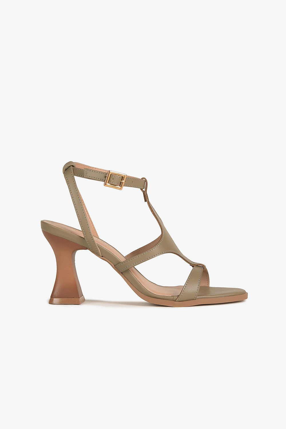 Sandália Feminina Salto Alto Mundial Katerina Verde 1