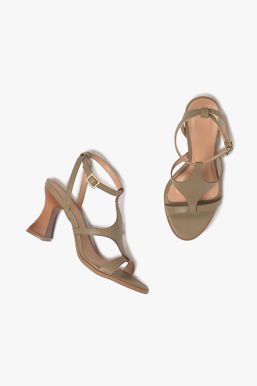 Sandália Feminina Salto Alto Mundial Katerina Verde 3