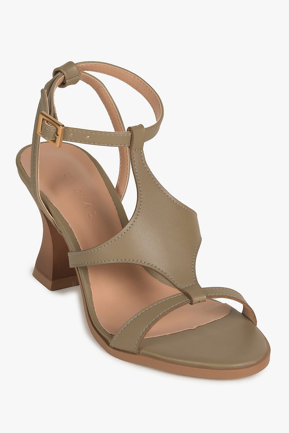 Sandália Feminina Salto Alto Mundial Katerina Verde 4