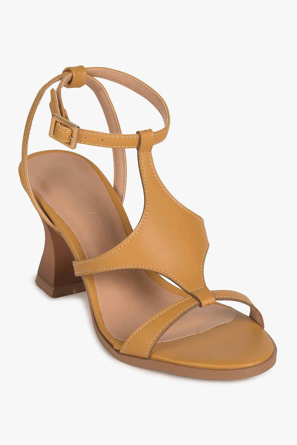 Sandália Feminina Salto Alto Mundial Katerina Nude 3