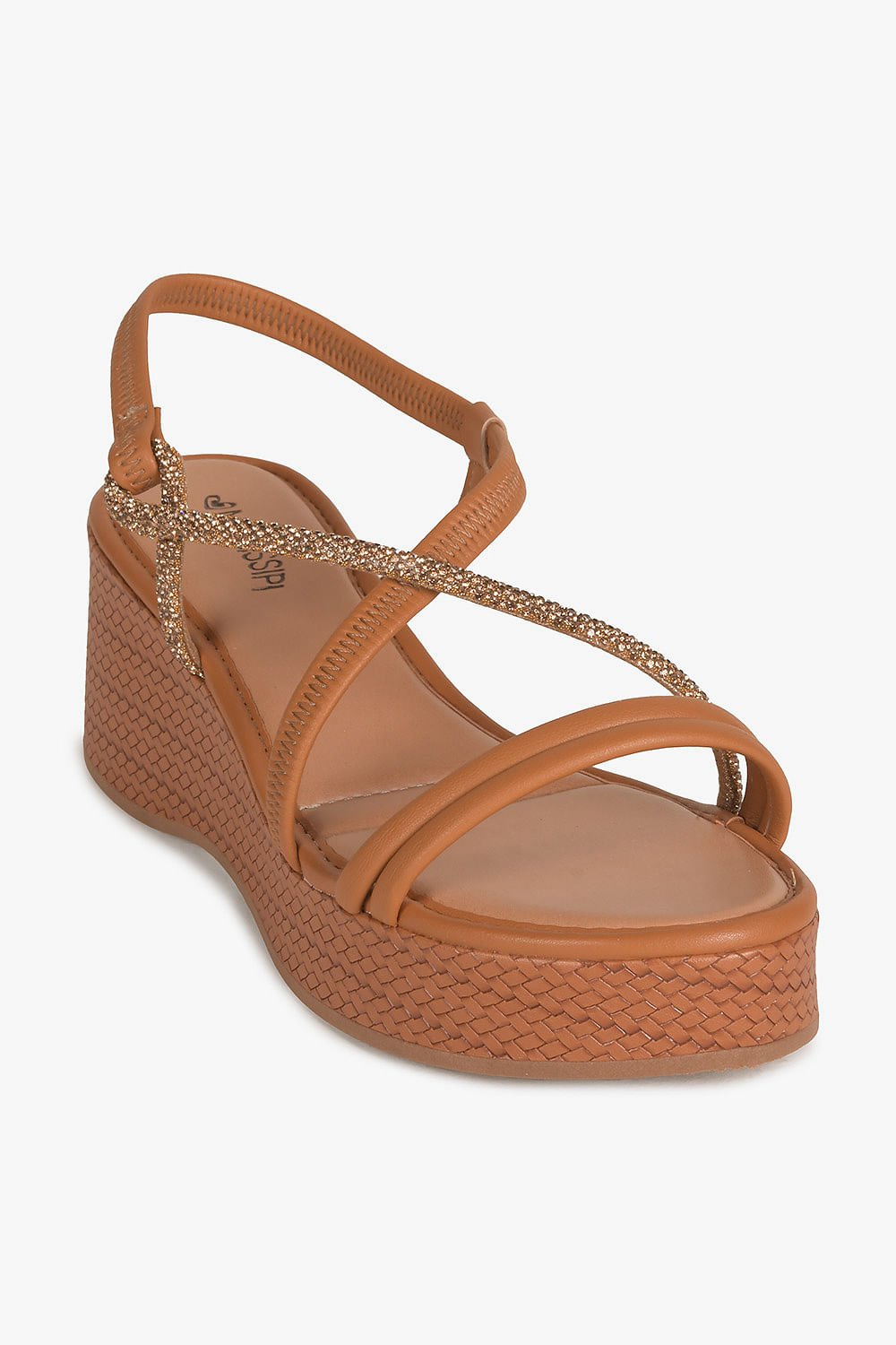 Sandália Feminina Anabela Mississipi Yracema Marrom 3