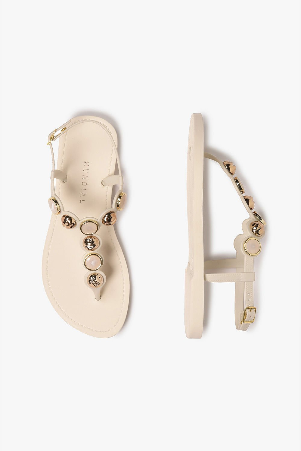 Rasteira Feminina Mundial Izabela Off White 3