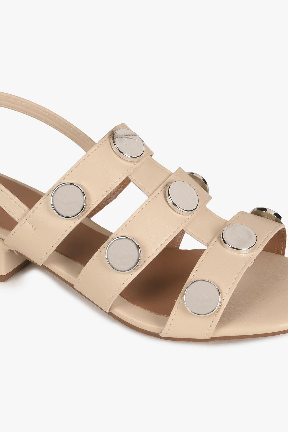 Sandália Feminina Salto Baixo Mundial Adhara Off White 2