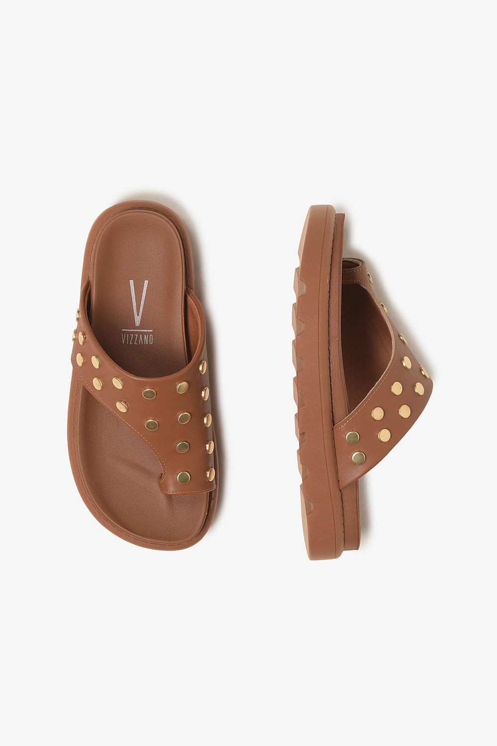 Papete Feminina Vizzano Florence Caramelo 3