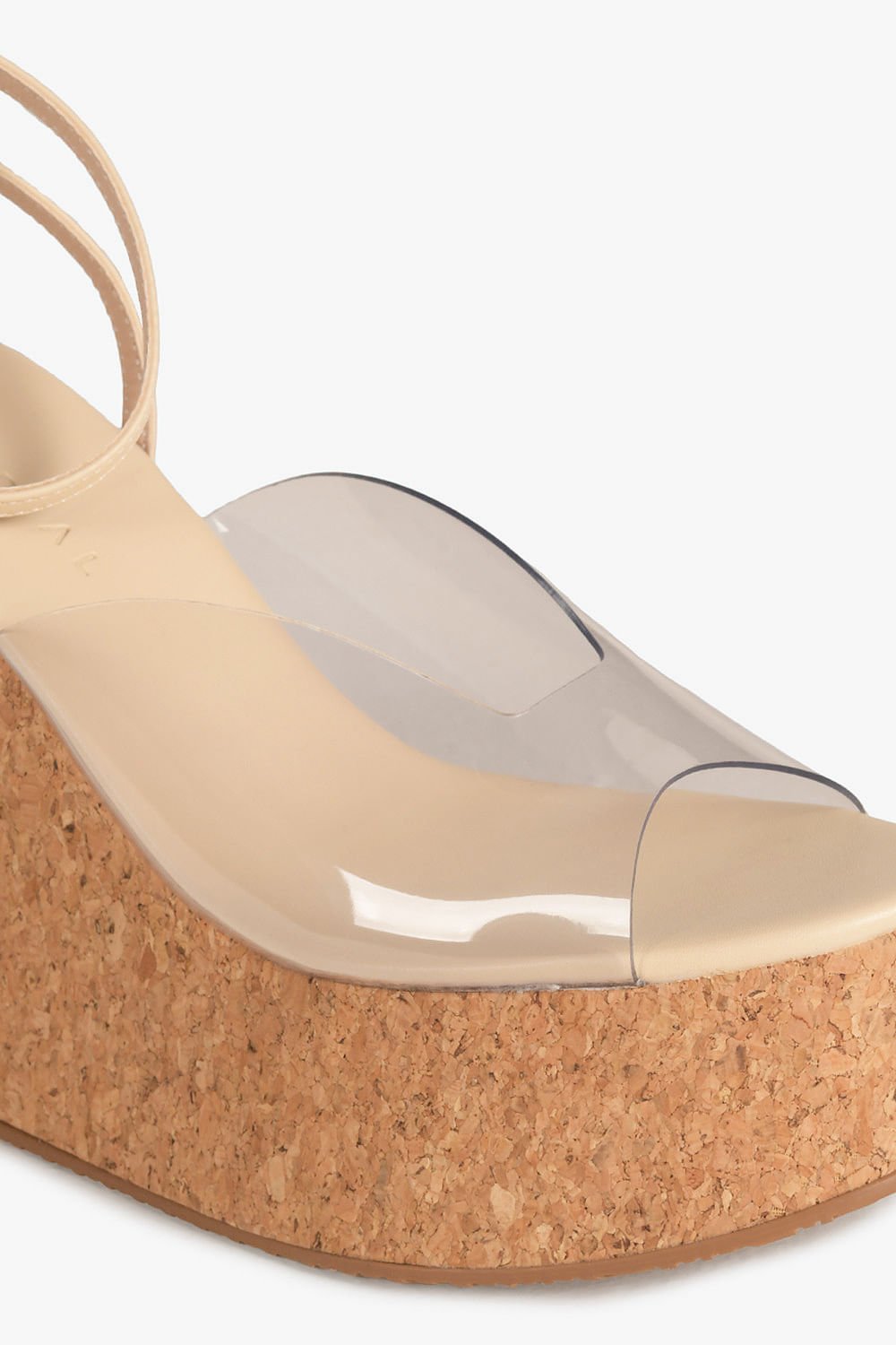 Sandália Feminina Anabela Mundial Elenora Bege 2