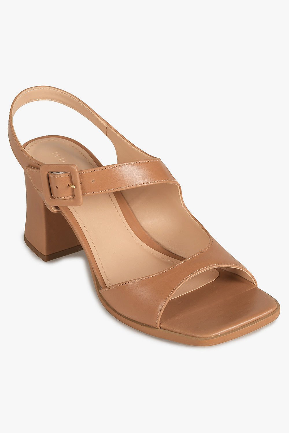 Sandália Feminina Salto Alto Mundial Carina Caramelo 4