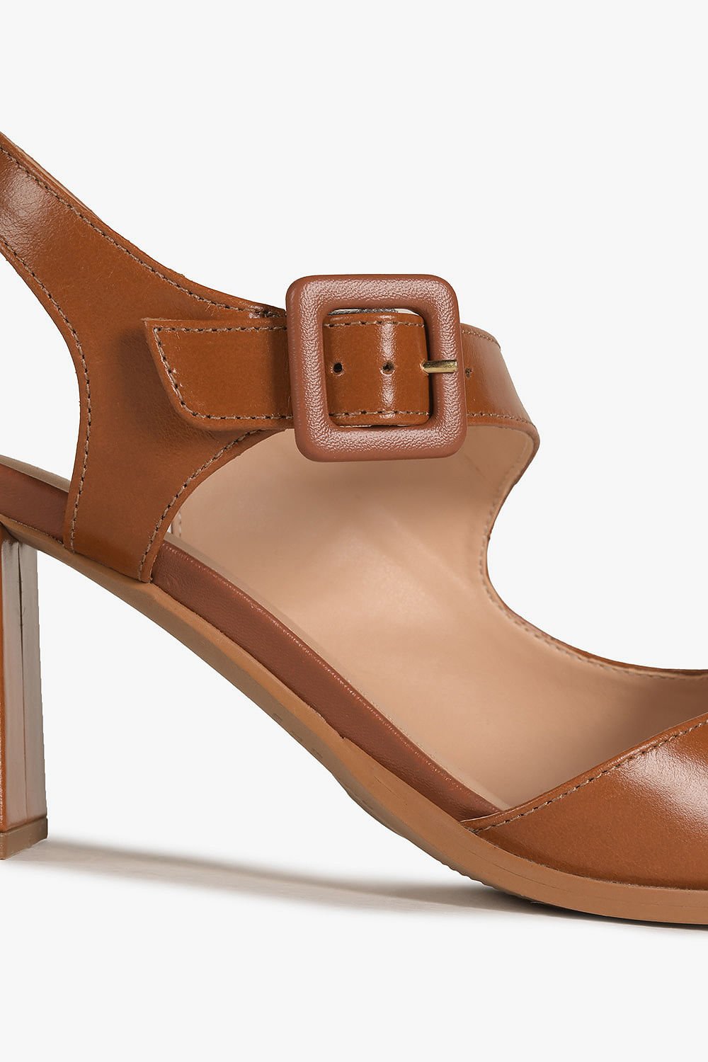 Sandália Feminina Salto Alto Mundial Carina Marrom 2