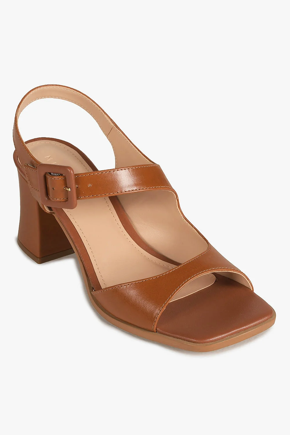 Sandália Feminina Salto Alto Mundial Carina Marrom 4