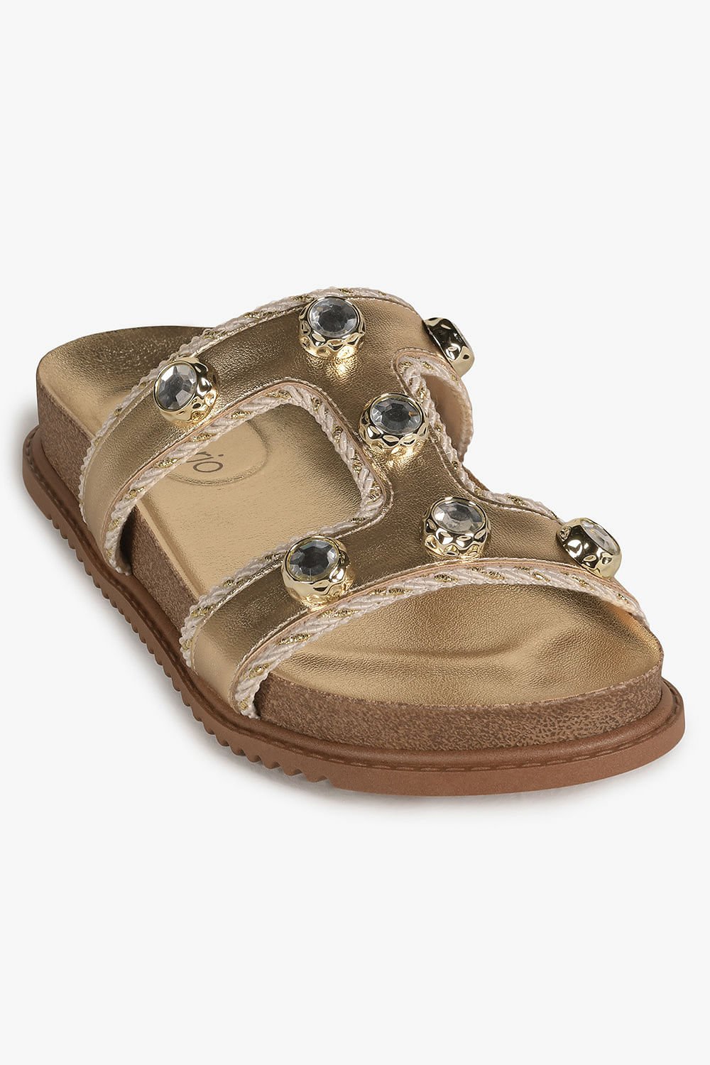 Papete Feminina Beira Rio Artemis Dourado 4