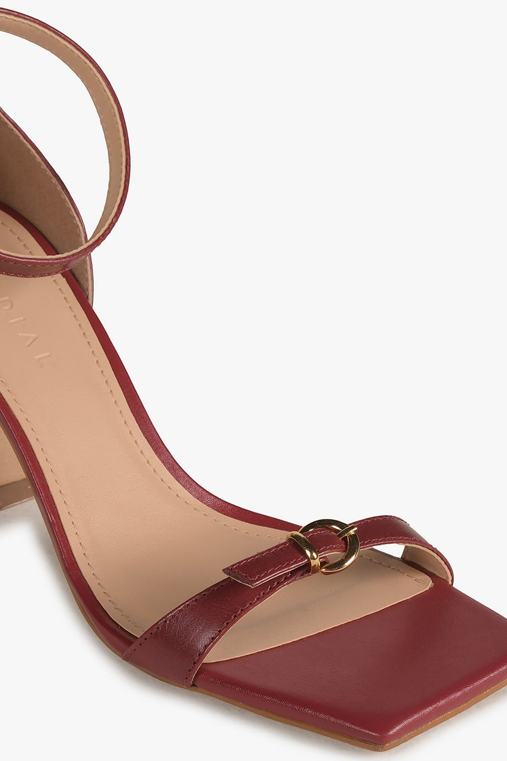 Sandália Feminina Salto Alto Mundial Apollonia Bordô 2