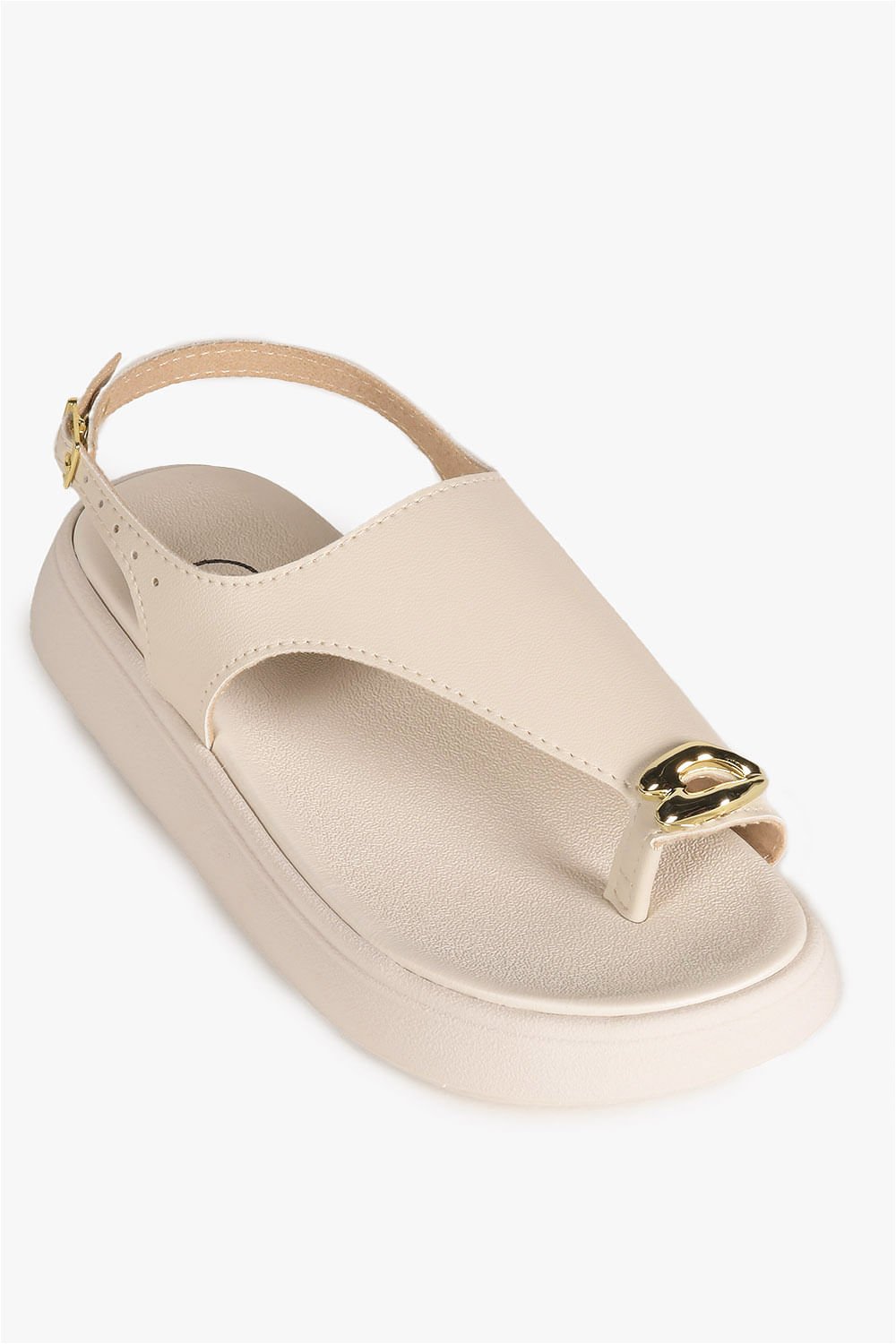 Sandália Infantil Flatform Molekinha Cecília Off White 4