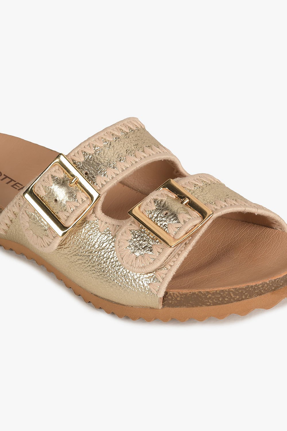 Papete Feminino Bottero Luane Dourado 2