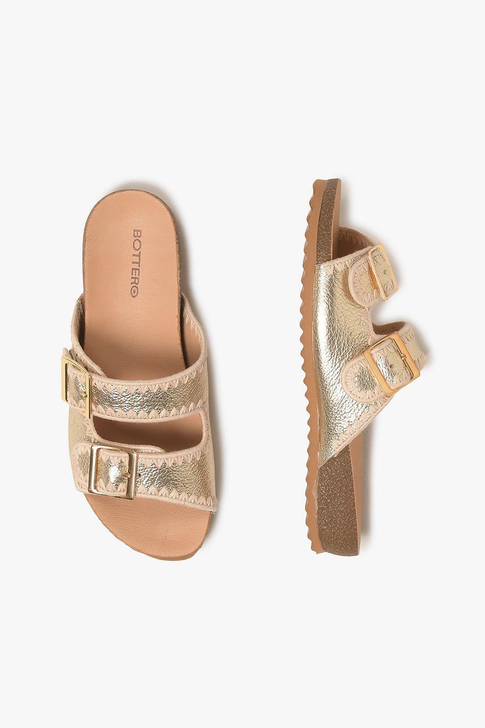 Papete Feminino Bottero Luane Dourado 3