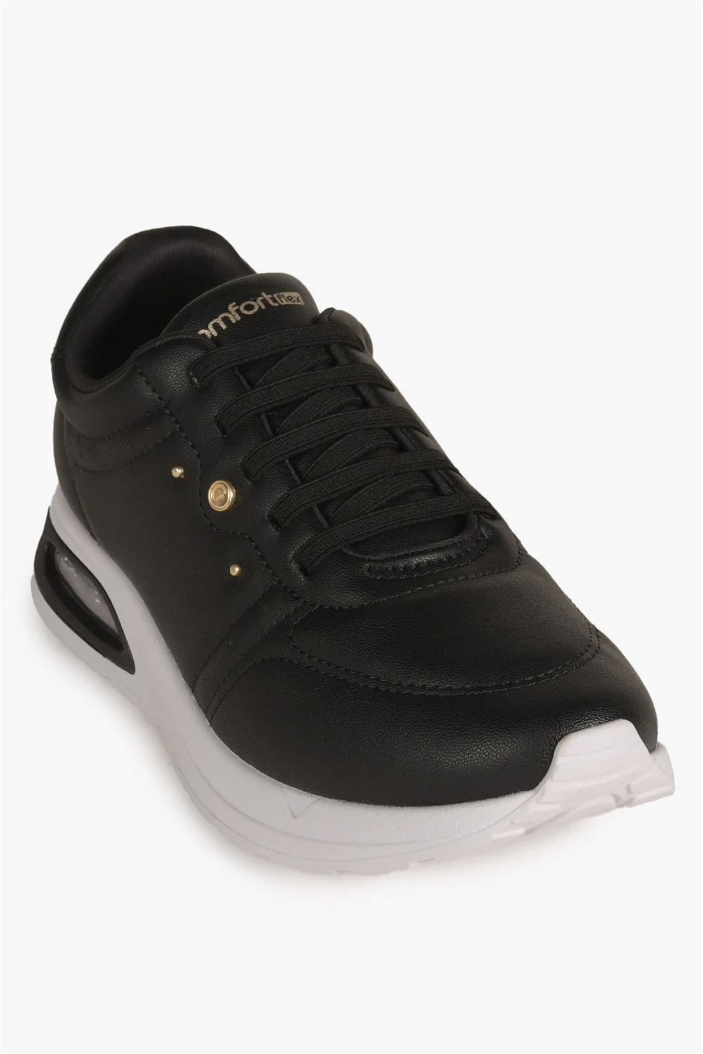 Tênis Feminino Plataforma Comfortflex Stryde Preto 4