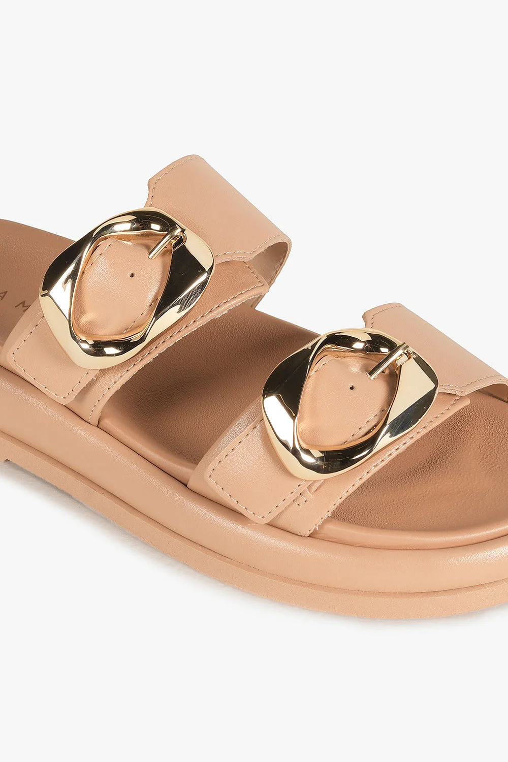 Papete Feminina Ramarim Milena Bege 2