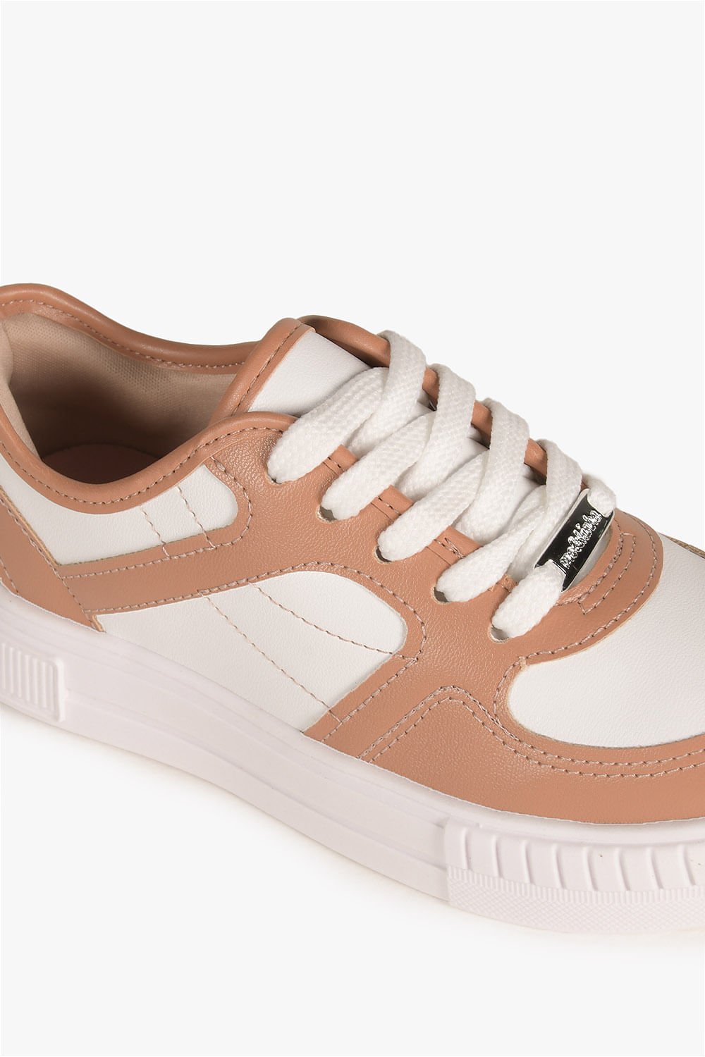 Tênis Casual Infantil Molekinha Sol Branco/Nude 2