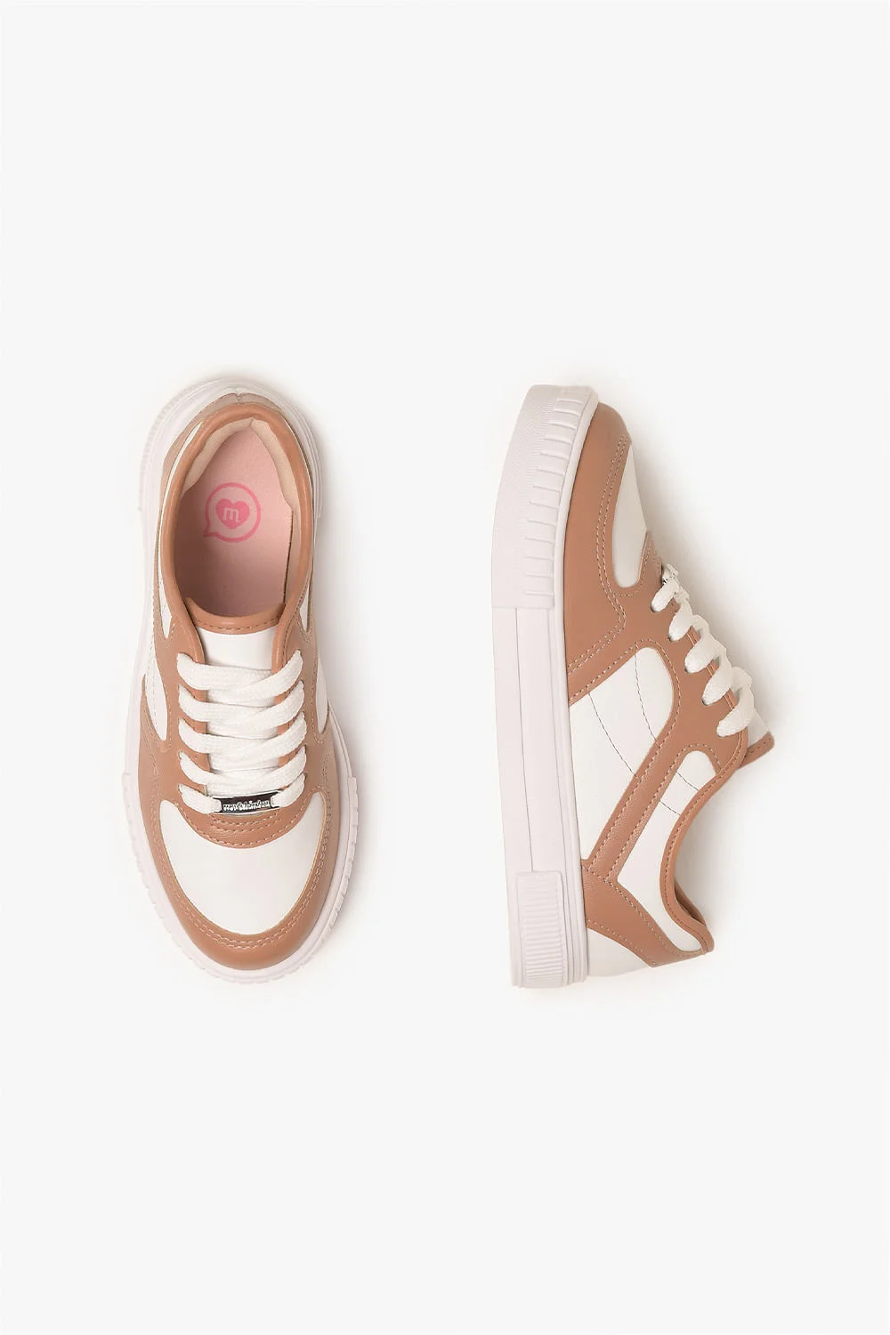 Tênis Casual Infantil Molekinha Sol Branco/Nude 3