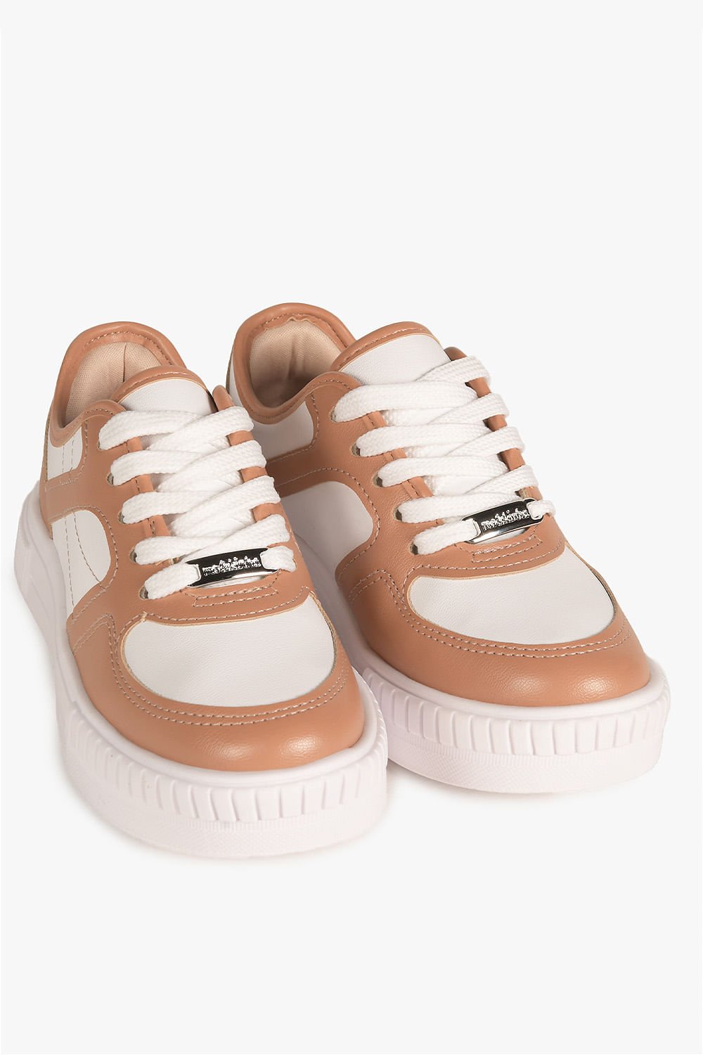 Tênis Casual Infantil Molekinha Sol Branco/Nude 4