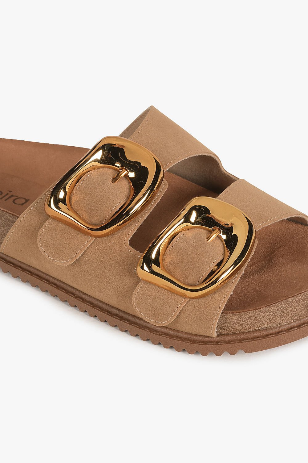 Papete Feminina Beira Rio Koraline Bege 2