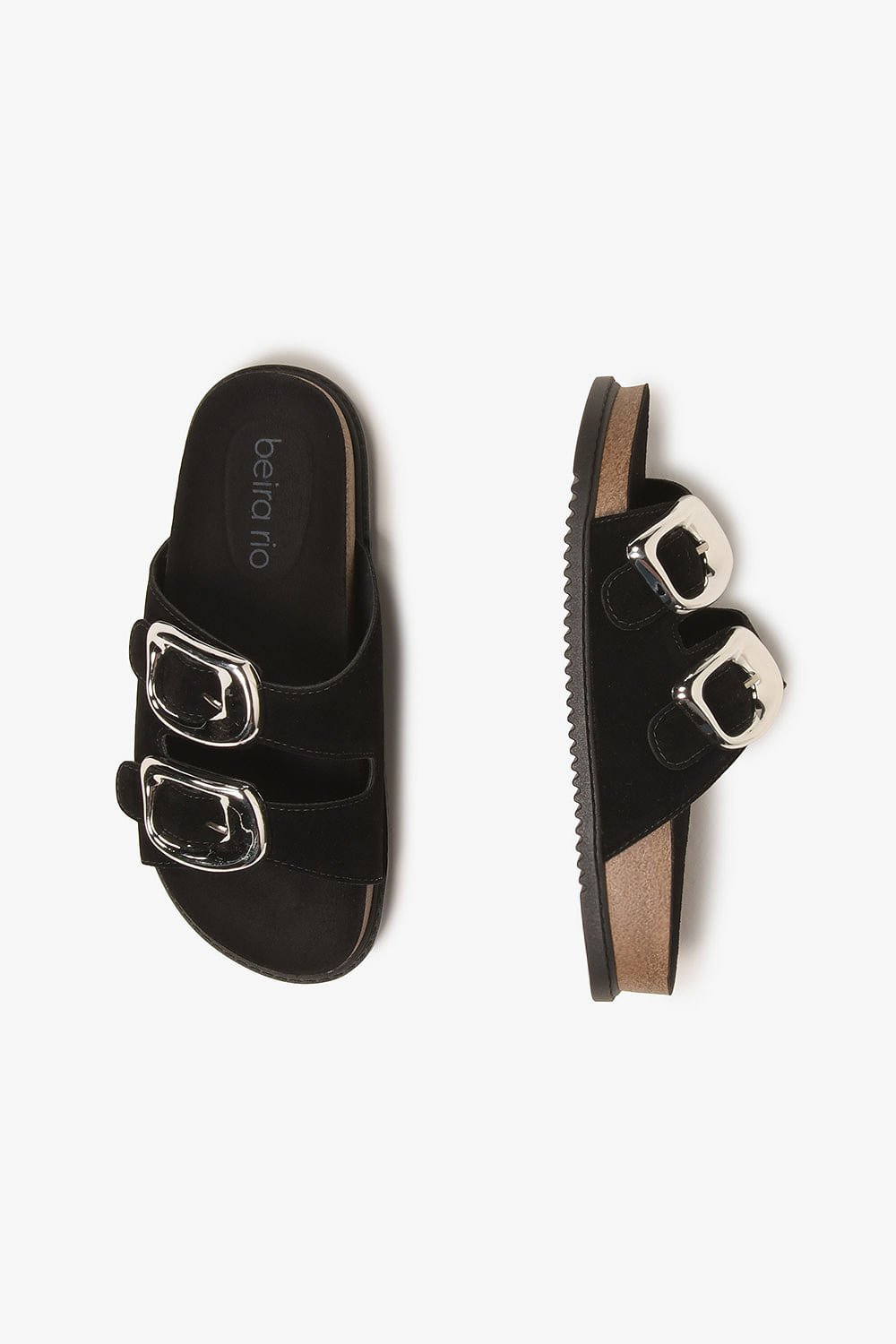 Papete Feminina Beira Rio Koraline Preto 3