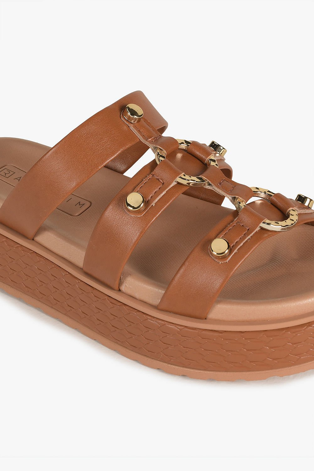 Papete Feminino Plataforma Ramarim Morgana Caramelo 2