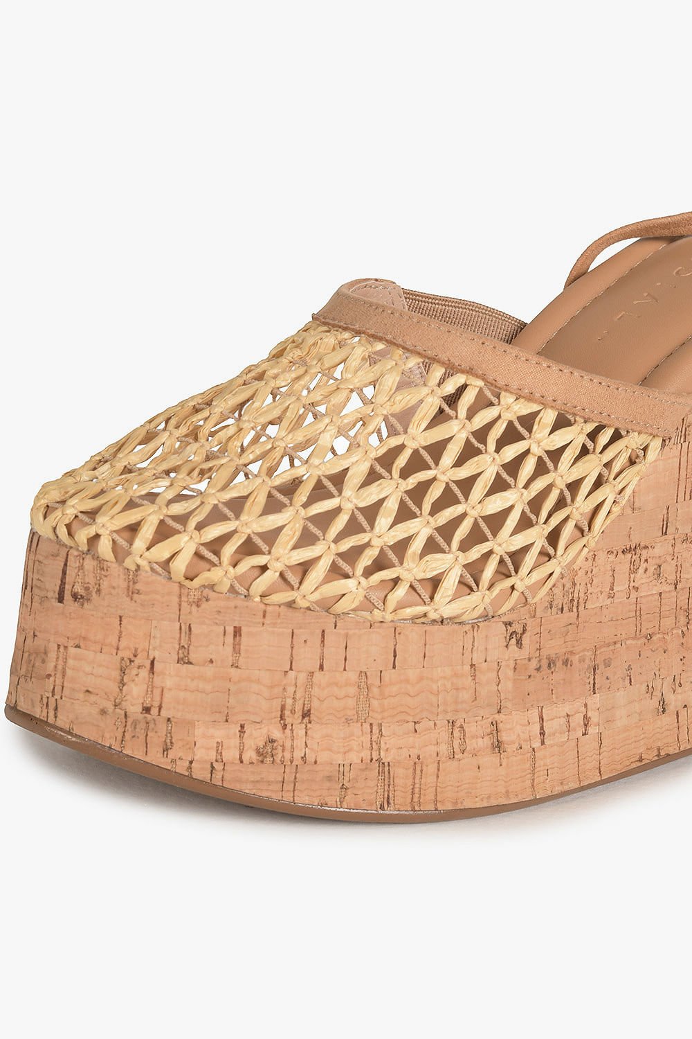 Sandalia Feminino Anabela Mundial Briene Bege 2