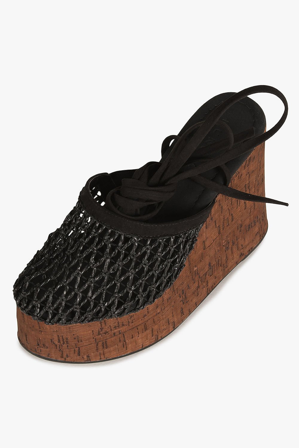 Sandalia Feminino Anabela Mundial Briene Preto 3