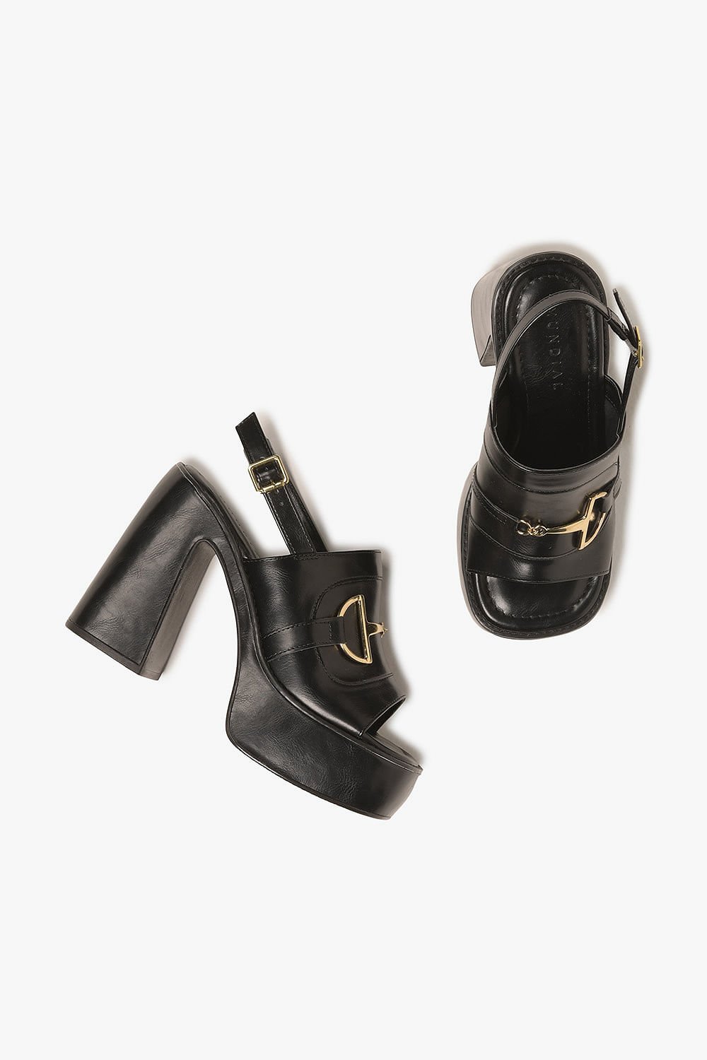 Sandália Feminina Meia-Pata Mundial Mayla Preto 3