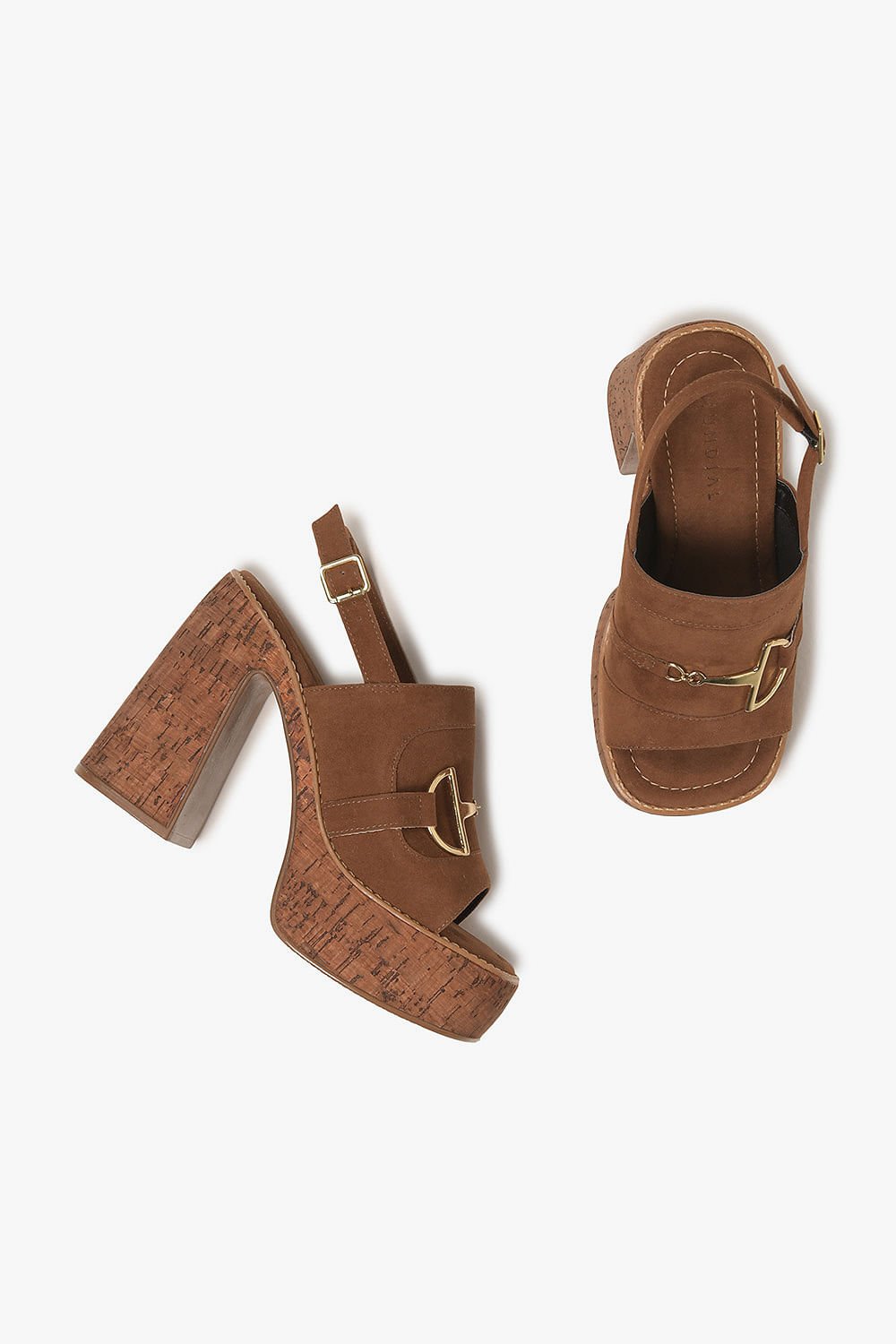 Sandália Feminina Meia-Pata Mundial Mayla Caramelo 3