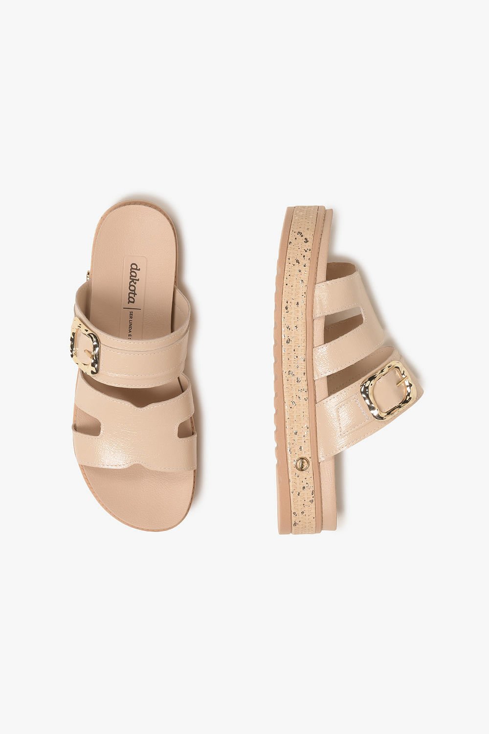 Papete Feminino Plataforma Dakota Adrienne Off White 3