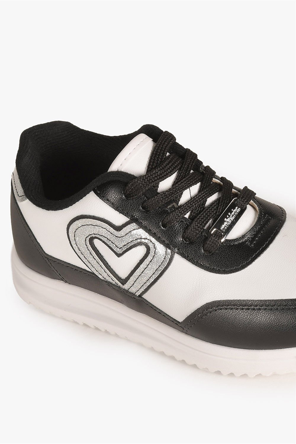 Tênis Casual Infantil Molekinha Ariane Branco/Preto 2